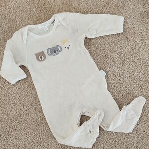 Purebaby Baby One-Piece Footed Romper 🐨 Size 0 - 3 Months